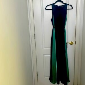 Navy blue maxi dress